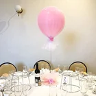 Пластиковый держатель для воздушных шаров, тюлевые воздушные шары для украшения для свадебного стола латексные шары с тюльями товары для детского дня рождения