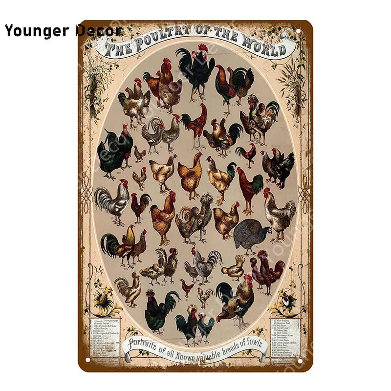 Рынок свежих яиц молочный металлический знак магазин кафе домашний Настенный