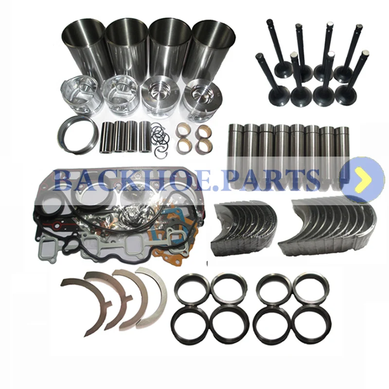 Ремонтный комплект для двигателя Isuzu 4JB1 Mustang Bobcat 843 853 960 1213 2060|Комплекты