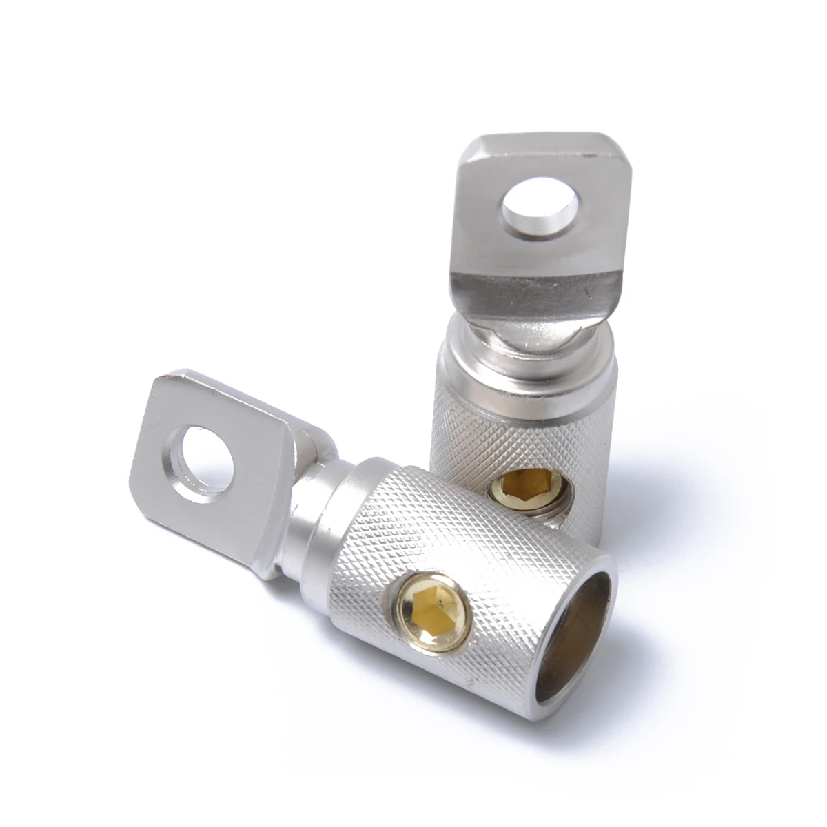 1 пара (2 шт.) никелированное кольцо питания терминал 1/0GA 4GA 8GA манометр Столярный