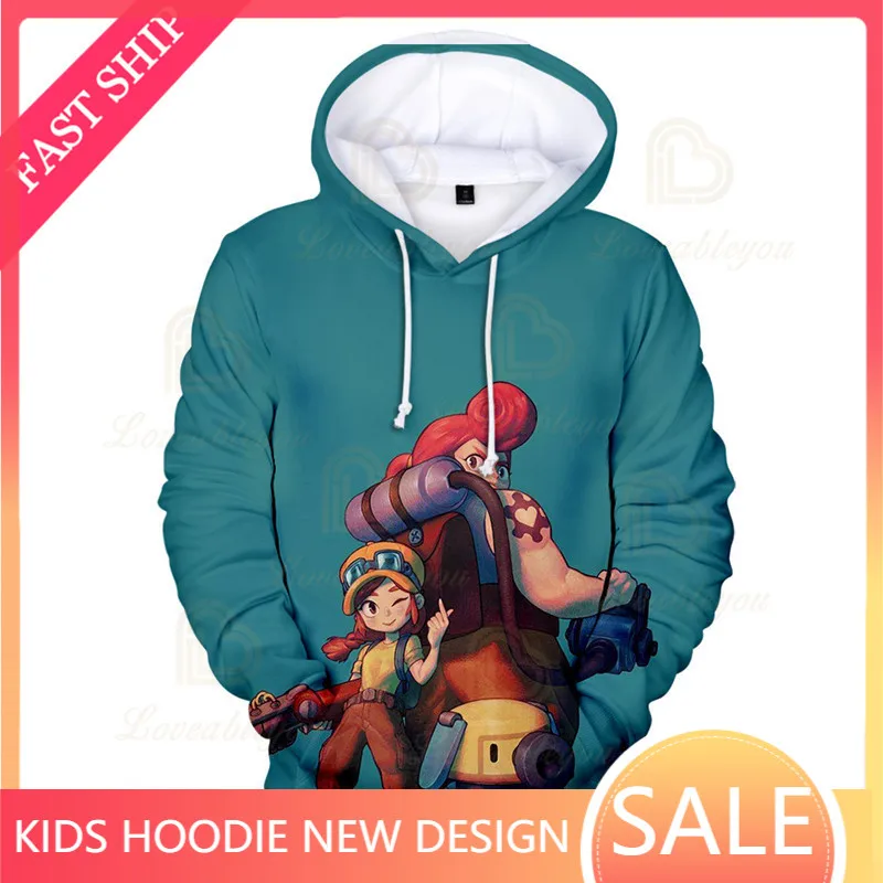 

Barley Star,Children Cute Crow Shoot Browlings Game 3D Hoodies Men Clothing Harajuku Sweatshirt Kids MAX Child Tops Boys Girls