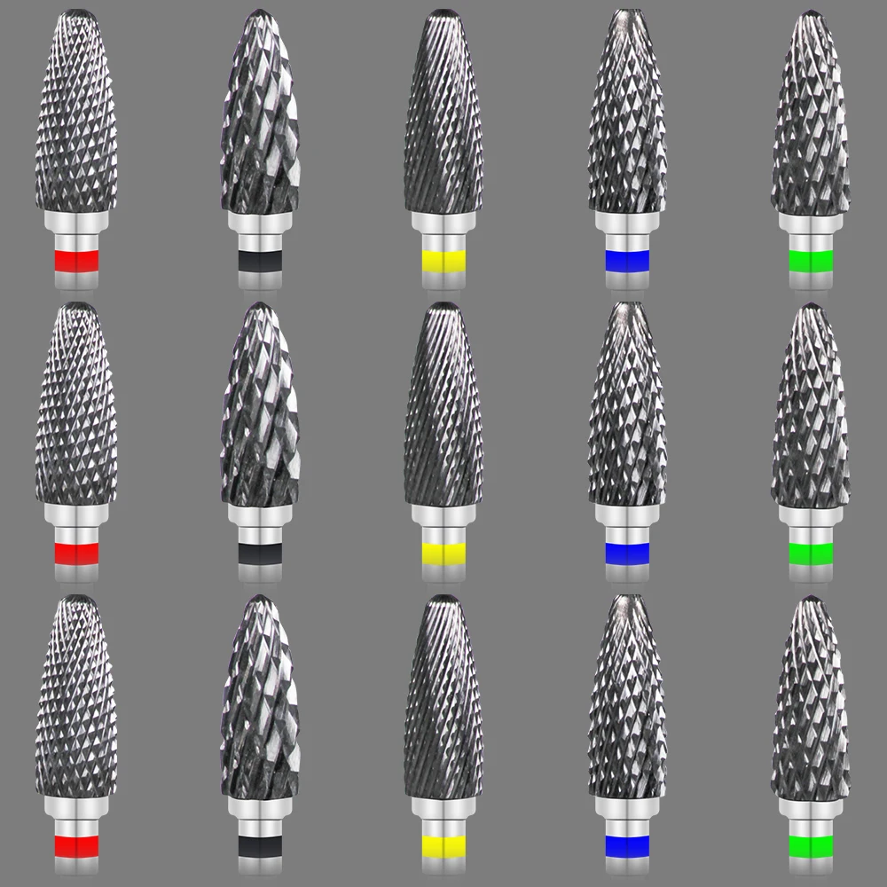 Керамический сверло для ногтей педикюра фрезер маникюра Фрезер шапки Вольфрам