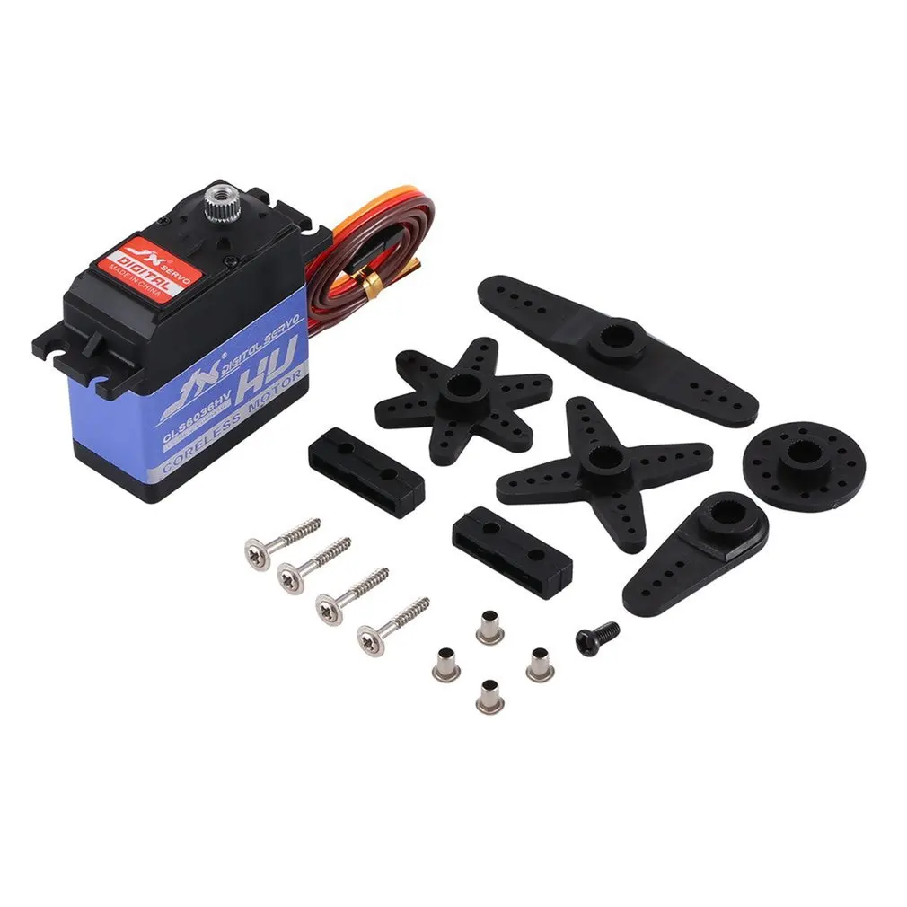 

JX-Servo CLS6036HV 35.6KG Aluminum Housing Metal Gear Coreless Digital Servo For RC Helicopter Aircraft Parts