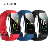 effeokki wearfit 2 0 smart bracelet watch step counter heart rate 1 14 inch thermometer screen touch fitness band tracker