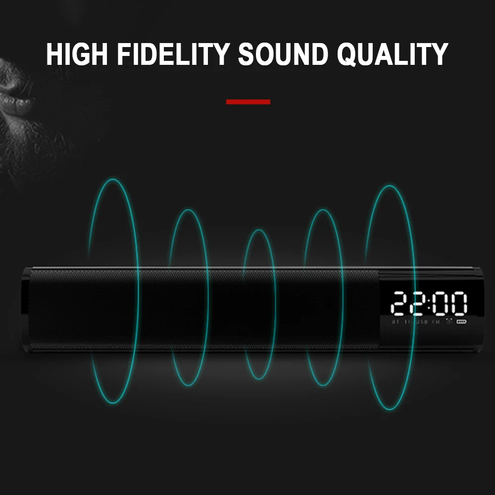 Bluetooth Саундбар аудио плеер Блютуз-гарнитура с сабвуфером 3D объемные колонки