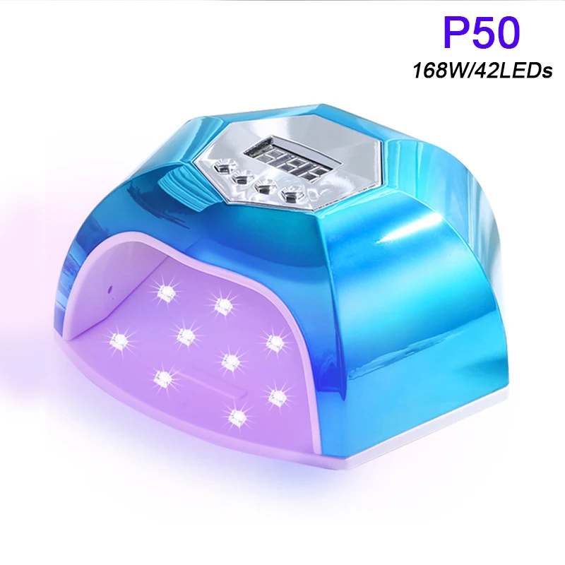 

168W UV LED Lamp Nail Dryer For Nail Manicure With 42 PCS LED Fast Drying Nail Drying Lamps For All Gel Polishing Curing Lamps