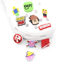1pcs Cute Game Character PVC Shoe Charms Cartoon Shoe Decorations Aceessories Fit Sandals Croc jibz Clogs Kids Party X-mas Gifts