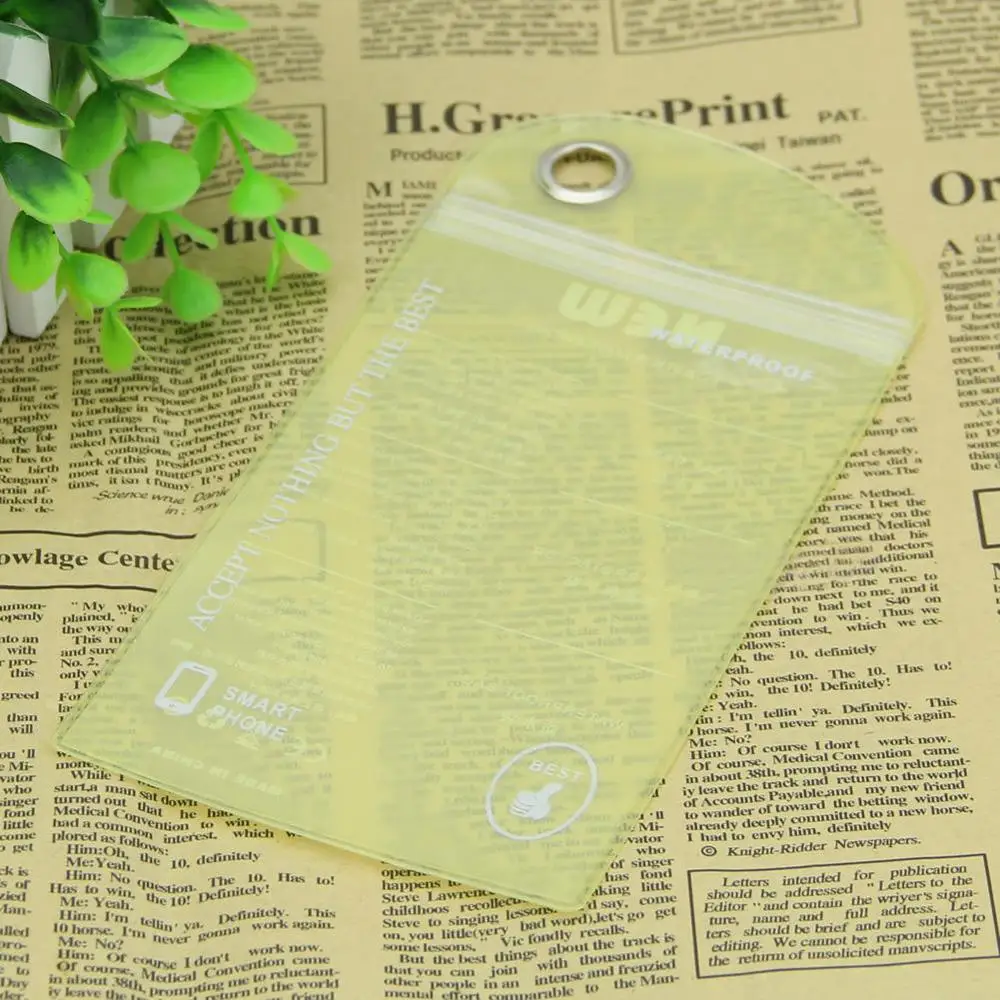 Чехол для телефона 10*20 см водонепроницаемый чехол пластиковый упаковочный пакет