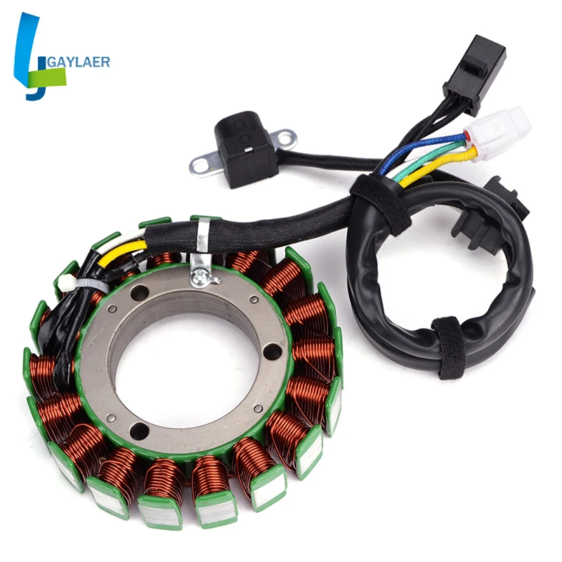 Катушка статора мотоцикла для Suzuki LTA500 Vinson 4WD 2002 2007 генератор Magneto 32101 09F40 09F30| |