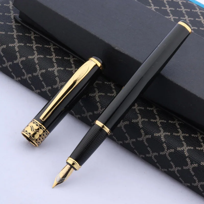 Перьевая ручка с золотистым наконечником среднего размера|baoer 68|pen penlacquer fountain pen |