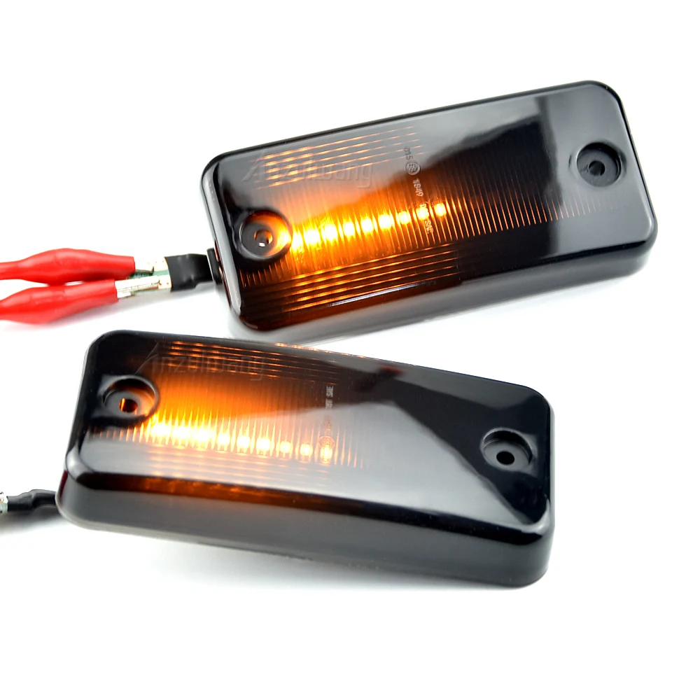 

6pcs For Iveco Fiat Ducato Citroen Relay Peugeot Boxer Renault VOLVO MAN Dynamic Flowing LED Side Marker Light