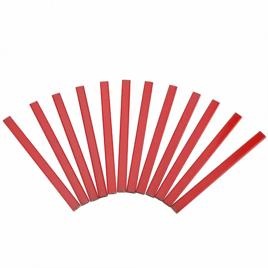 

72Pcs 175mm Carpenter Pencils Octagonal Hard Black Carpenter Pencil Woodworking Marking Tool High Quality Carpenter Pencil