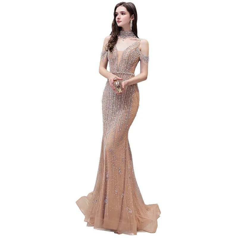 Высококачественное платье ручной работы на заказ сексуальное приталенное в