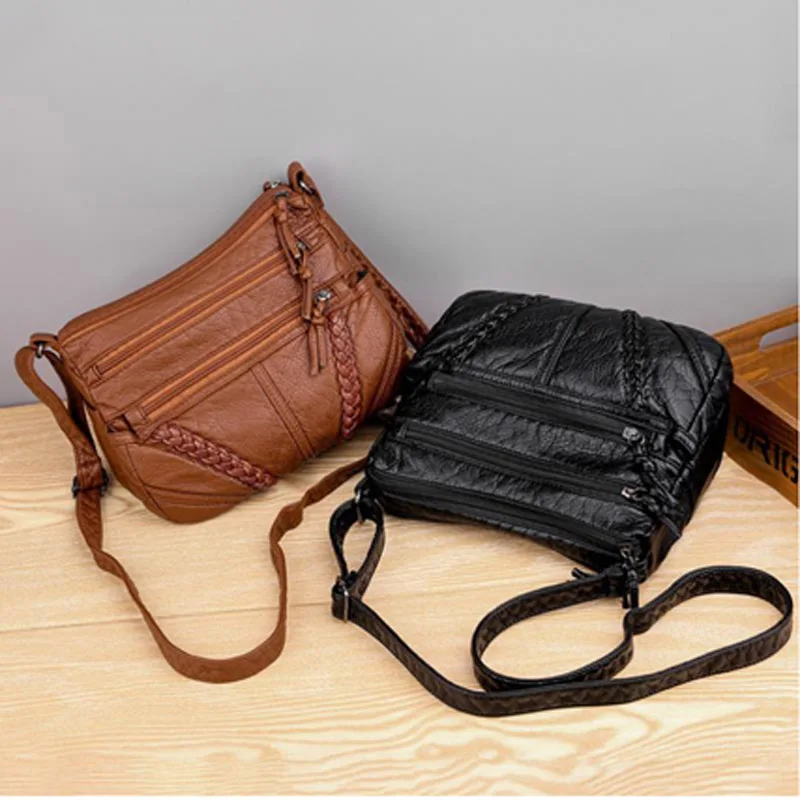 

Women Bags Messenger Purse Retro Style Pattern Shoulder Travel Satchel Crossbody with Adjustable Strap Ladies Vintage Handbags