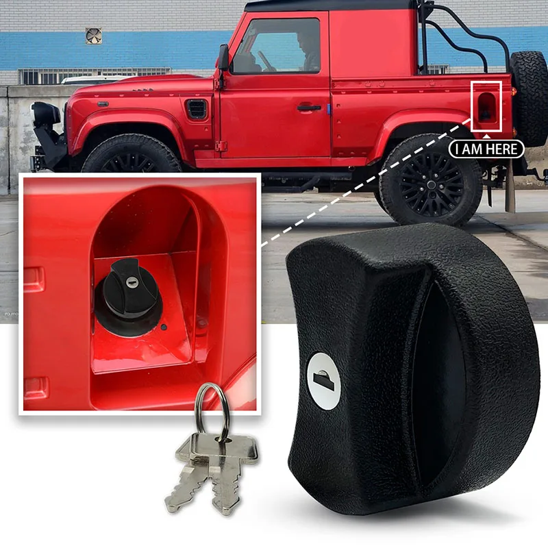 Крышка топливного газа Комплект блокировки бака + 2 ключа для 300Tdi Land Rover Defender STC4072