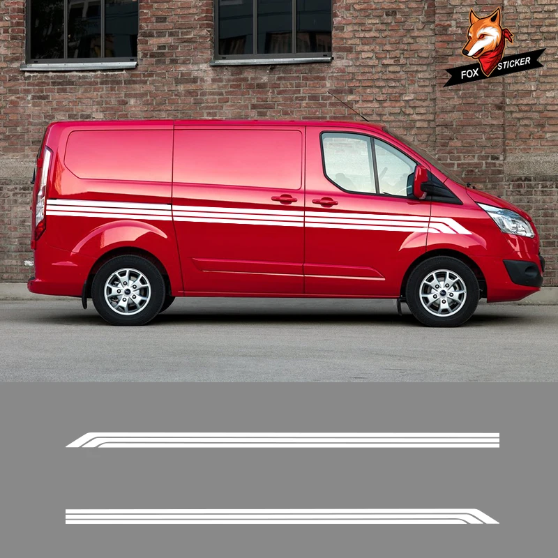 

1 комплект Авто Виниловая пленка для оклеивания автомобилей, Классический корпус Стикеры наклейка дом на колесах Camper ван тело полоски наклейки Стикеры s винил Графика Универсальный