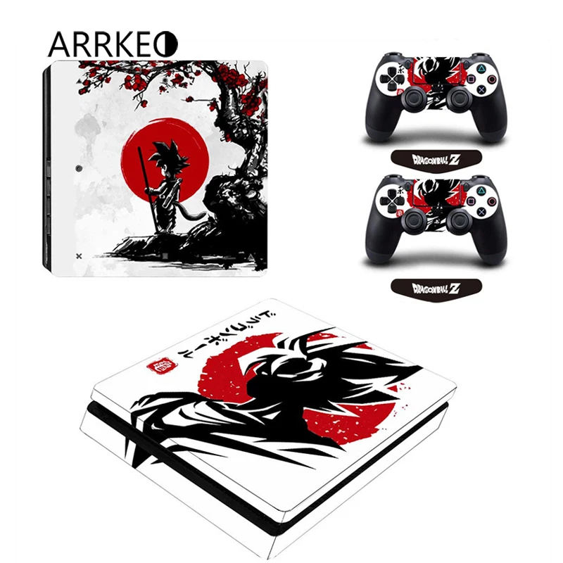 ARRKEO Dragon Ball Son Guko защитный винил чехол PS4 тонкие наклейки на кожу для sony playstation 4