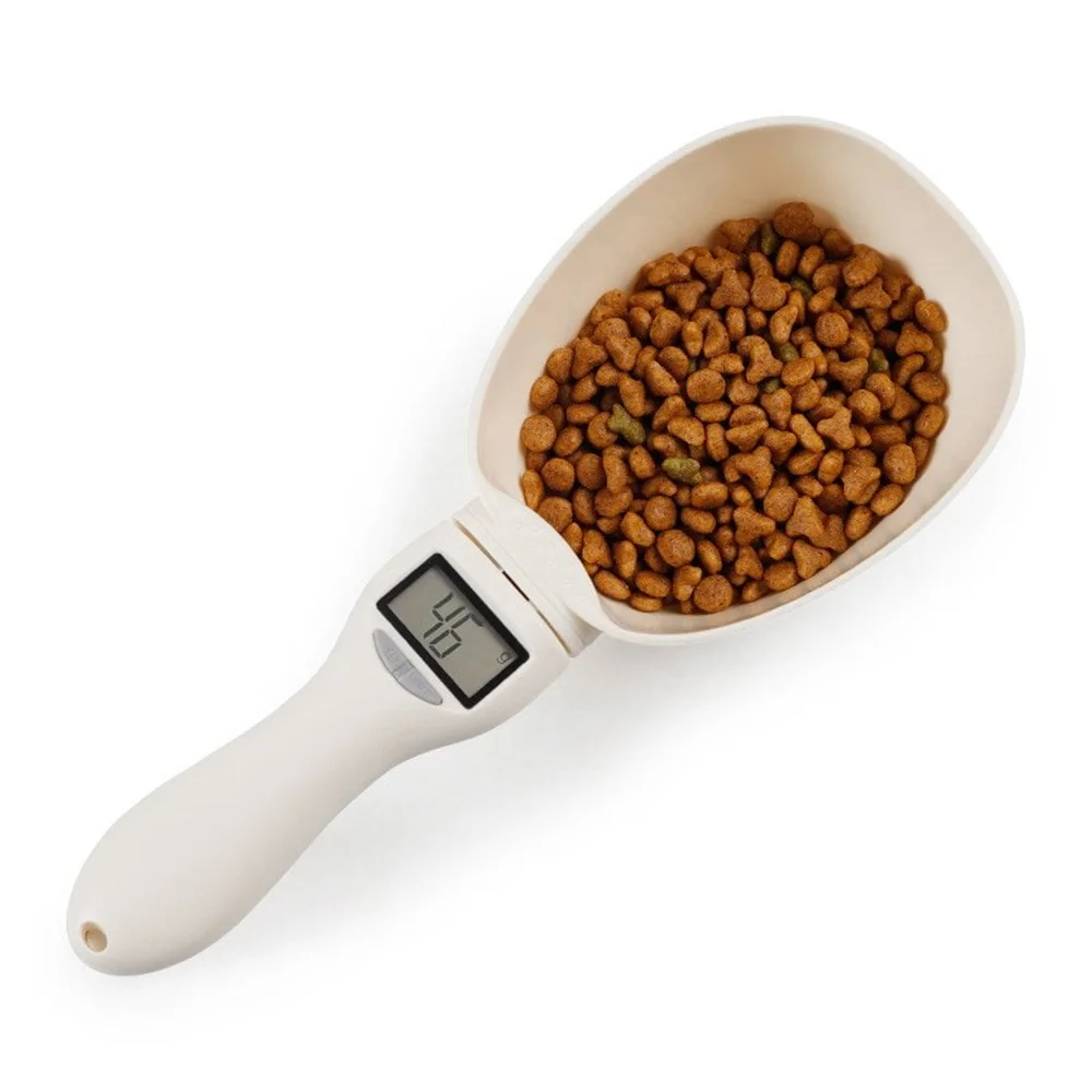 

Pet Food Measuring Scoop Digital Scale Spoon With LED Display 250ml Portable Precise Dog Food Measuring Cup For Dogs Cat