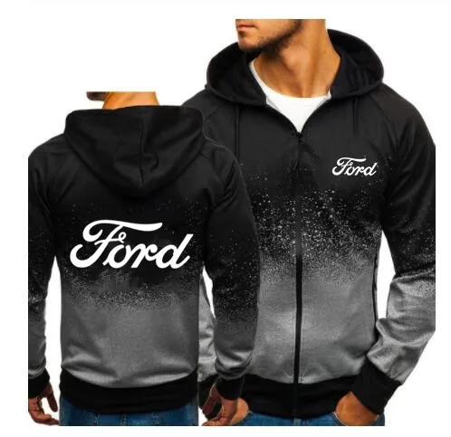 Толстовки для мужчин Ford автомобильные брелки с логотипом принт повседневные