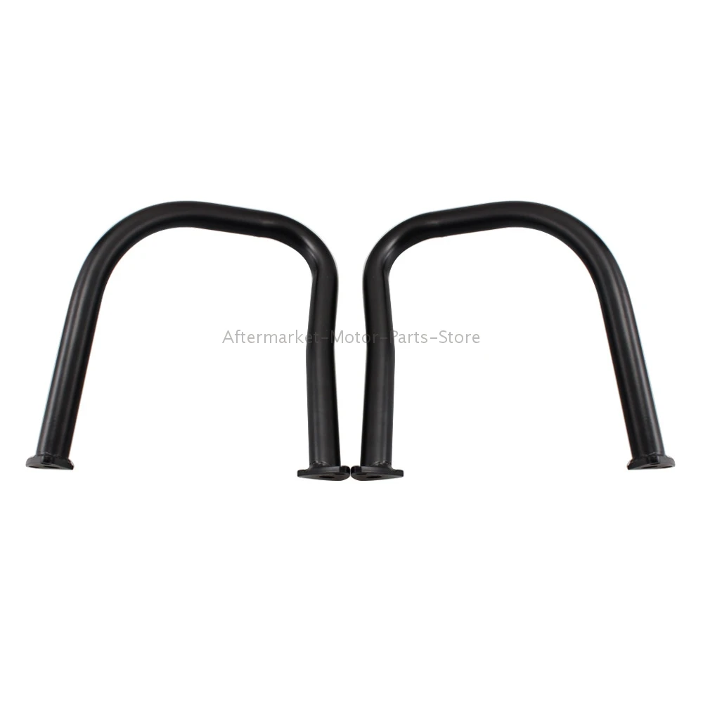 

Motorcycle Black Steel Rear Highway Crash Bar Saddlebag Rail Guard Bumper For 14-19 Indian Chief Dark Horse Roadmaster Classic