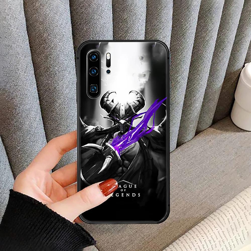 

LOL League of Legends Game Phone case cover For Huawei P Mate Smart 10 20 30 40 Lite Z 2019 Pro black black back fashion funda