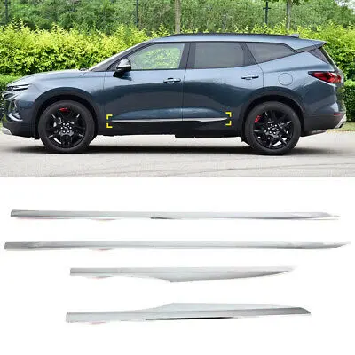 

Exterior Side Door Body Molding Cover Trim 4pcs For Chevrolet Blazer 2019-2020
