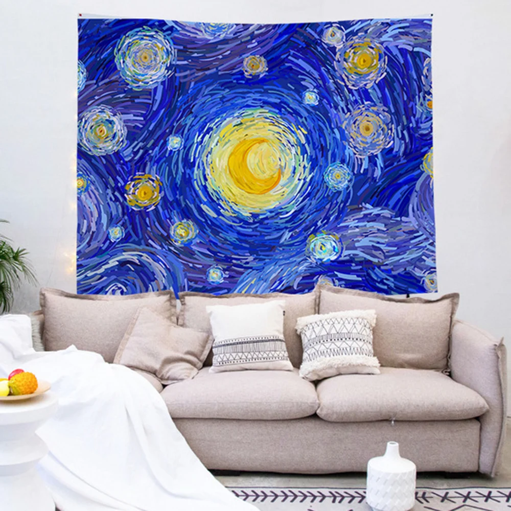 

Mandala Tapestry White Black Sun And Moon Tapestry Wall Hanging Gossip Tapestries Hippie Wall Rugs Dorm Decor Blanket