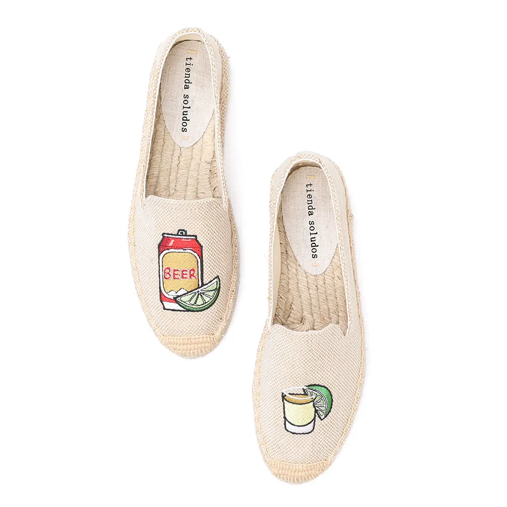 Tienda Soludos Эспадрильи обувь изо льна на плоской подошве 2021 ограниченное Sapatos Zapatillas