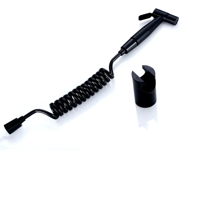 

Черный угловой смеситель для биде 304