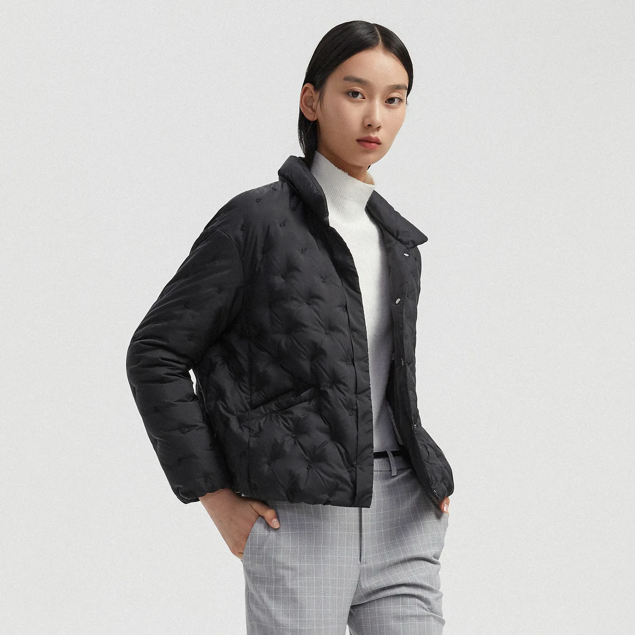 Пуховик BOSIDENG женская ультра легкая Высококачественная короткая куртка 90% утиный