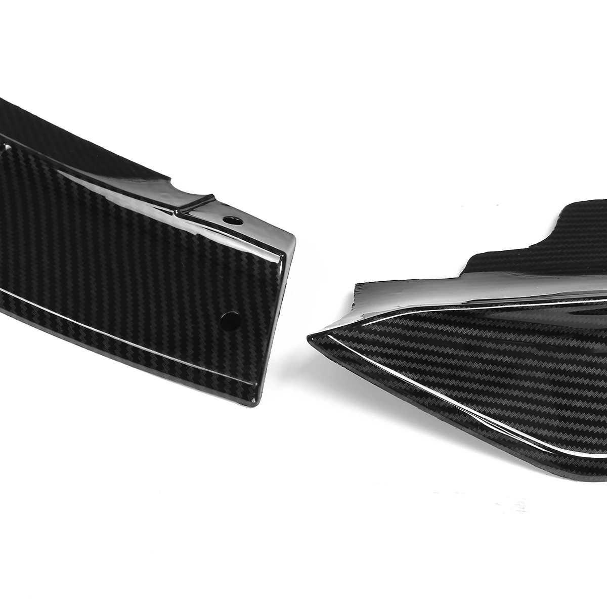 Углеродное волокно внешний вид/Черный Автомобильный передний бампер комплект