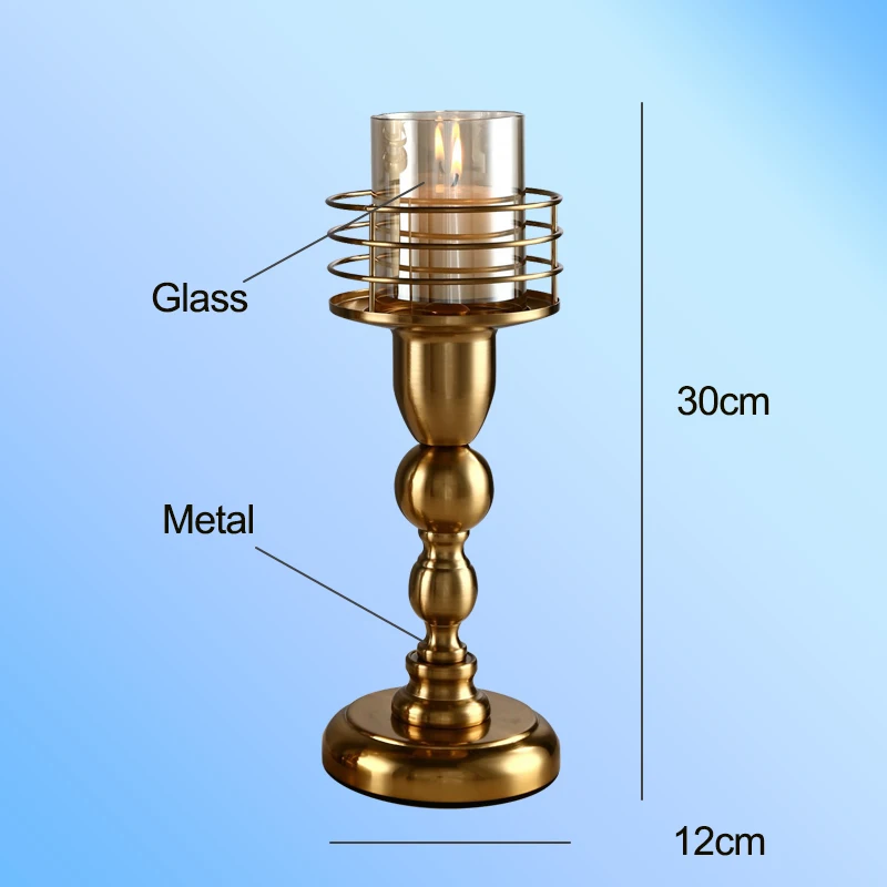 Хрустальные подсвечники для кухни стеклянные украшения дома ресторана гостиной