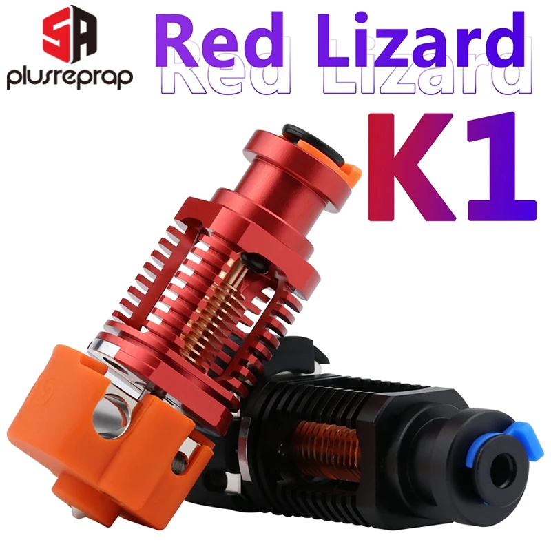 3D-принтер 5aplus в виде Красной ящерицы k1 V6 Hotend с покрытием из меди для экструдера Titan