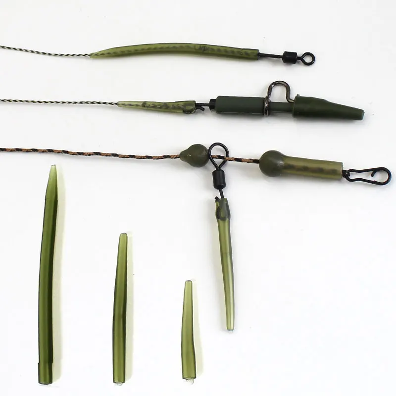 

20PCS Fishing Accessories Carp Anti Tangle Sleeve Helicopter Rig Tubing Hook Swivel Connector for Fishing Line Protection