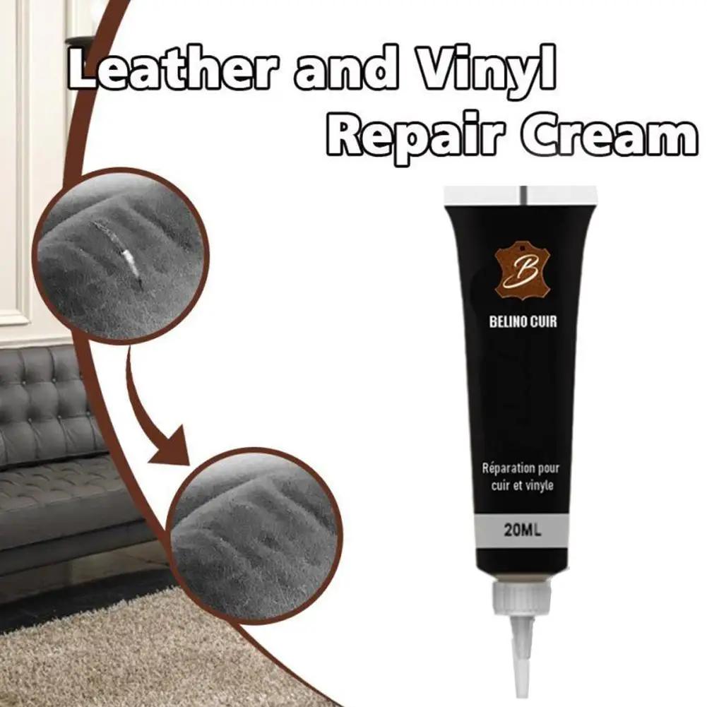 

1pc Advanced Leather Repair Gel Car Seat Home Leather Supplementary Color Repair Paste 20ml No Damage