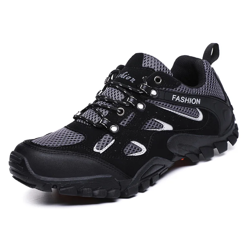 Men's Outdoor Sports Hiking Shoes Breathable Non-Slip Wear-Resistant Travel Sneakers Fashion Trend Walking | Спорт и развлечения