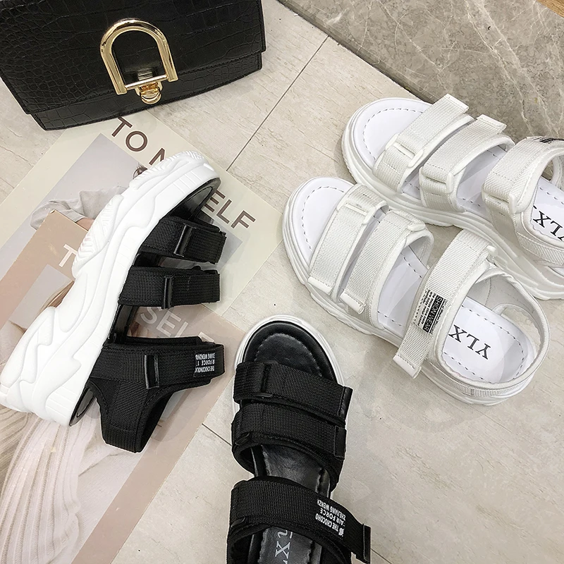 

Platform Ladies Sandals 2021 Summer Fashion Ladies Chunky Beach Sandals Denim Comfortable Sandals women sandals