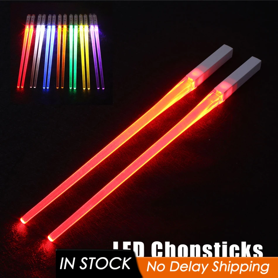 1 пара светодиодный светильник сабля палочки дозирующая детская ложка для Кухня