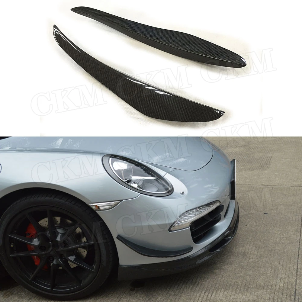 Углеродное волокно задний бампер спойлер пригодный для Porsche 911 991 GT3 2012 2013 2014 2015 V