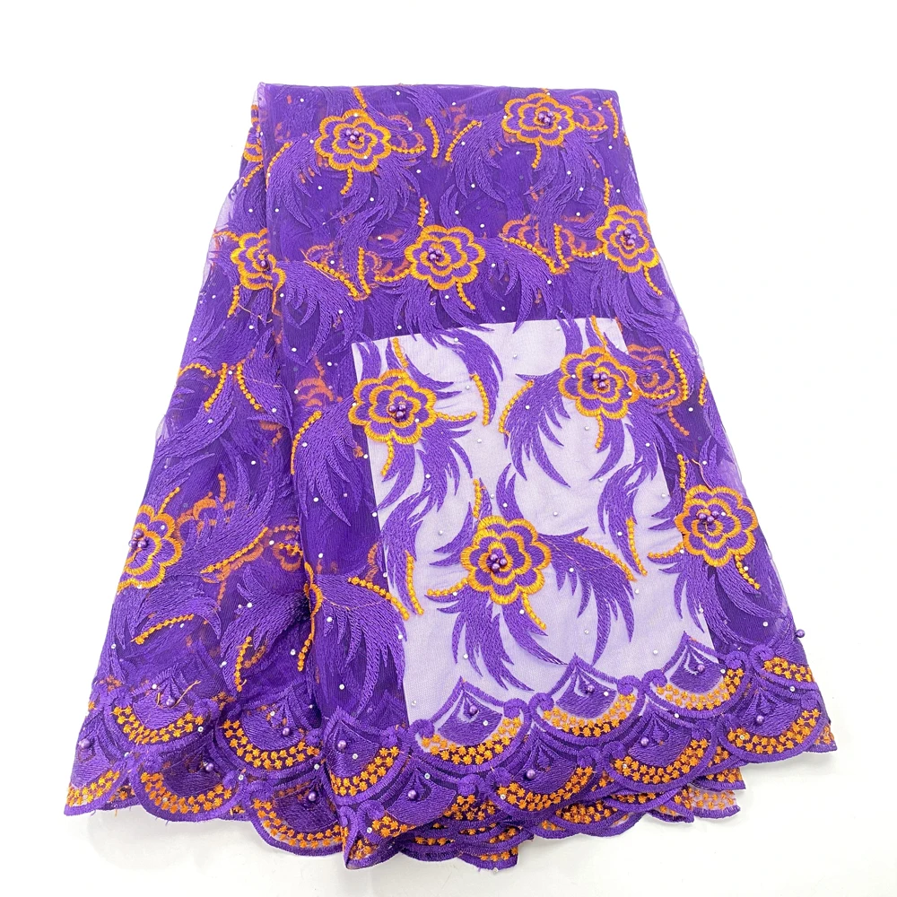 Сетчатый шнур французское кружево с вышивкой оптовая продажа Бесплатная