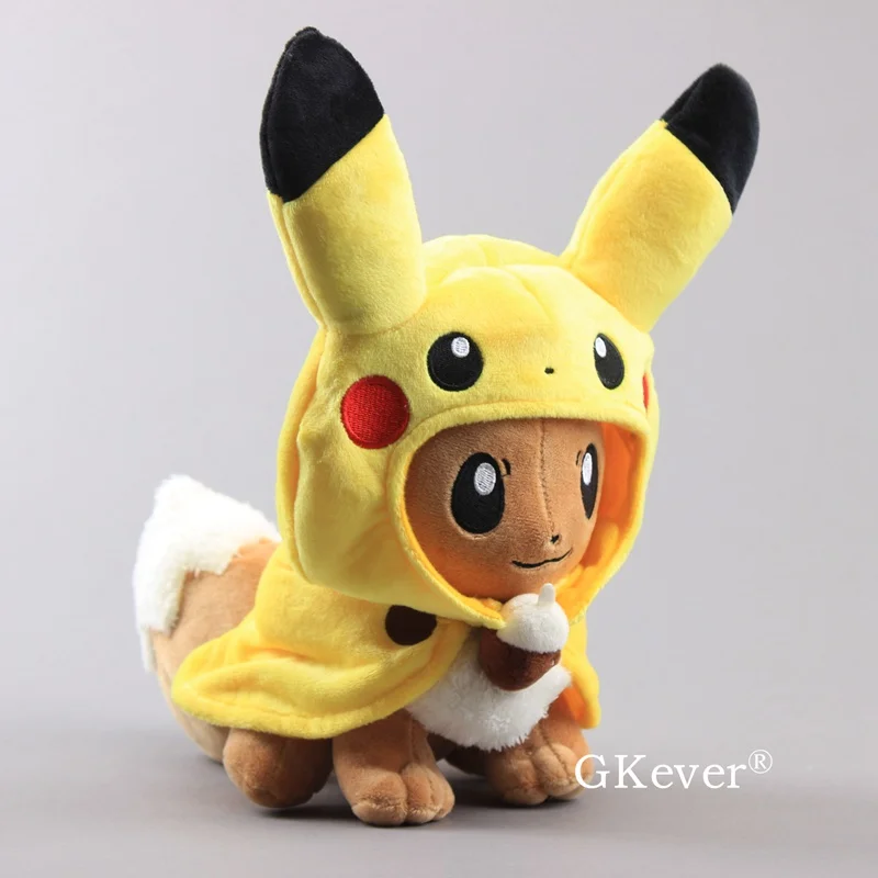 28 см серия Пикачу куклы косплей Eevee Jolteon Vaporeon Glaceon Leafeon Flareon плюшевый умбреон куклы игрушки дети подарок на день рождения