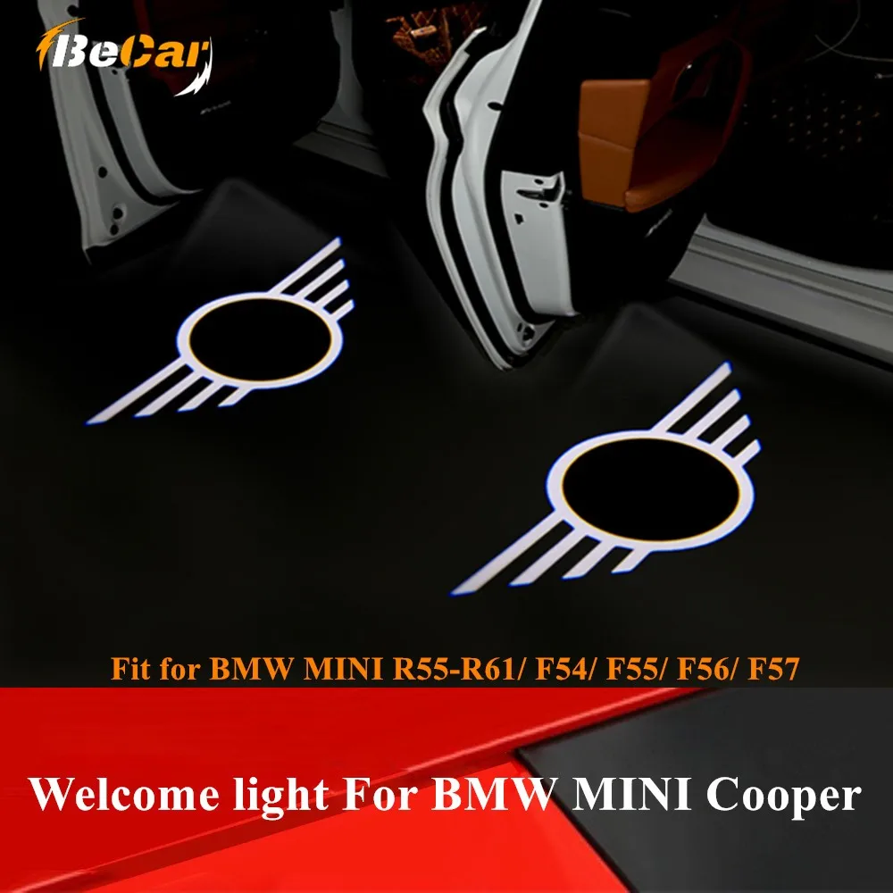 Автомобильная лампа для двери 2 шт. освесветильник BMW MINI Cooper светодиодный логотип