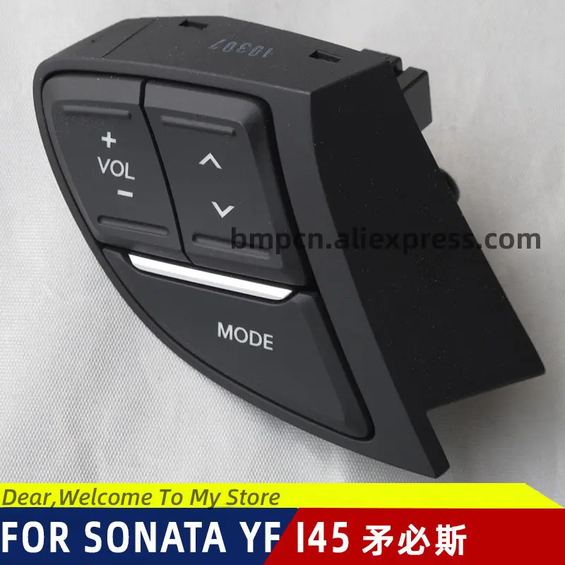 Для hyundai Sonata YF I45 переключатель колеса круиз Многофункциональная кнопка Bluetooth аудио пульт дистанционного управления Переключатель поездки музыкальная кнопка DIY - Цвет: E MUSIC BUTTON