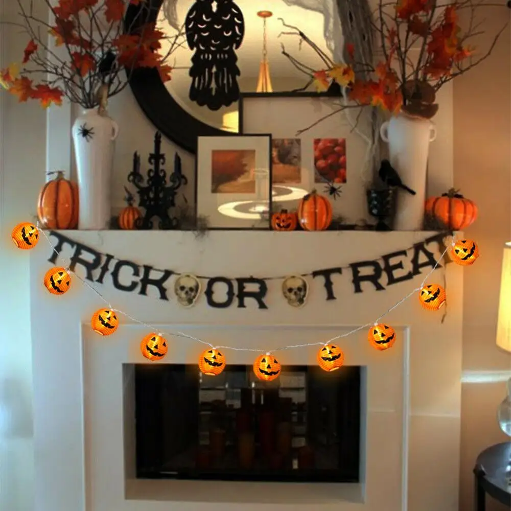 

Halloween String Pumpkin Lights, LED Pumpkin Lights, Holiday Lights for Outdoor Decor,10One Pumpkin Lights