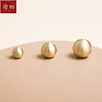 fashion brass ball beads nordic chinese simple fresh cabinet door drawer furniture small handle pure copper handle knob