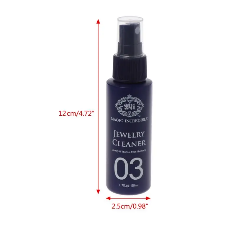 

50ML Quick Gem Jewelry Cleaner Anti-Tarnish Cleaning Diamond Silver Gold Jewelry