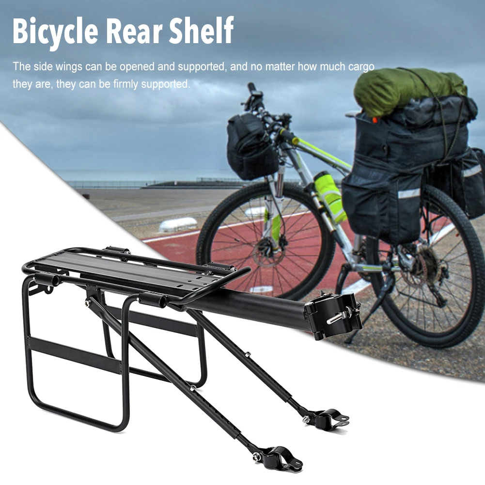 

Багажник для велосипеда, задняя стойка для груза, стойка, многофункциональная туристическая переноска для езды на велосипеде, держатель дл...