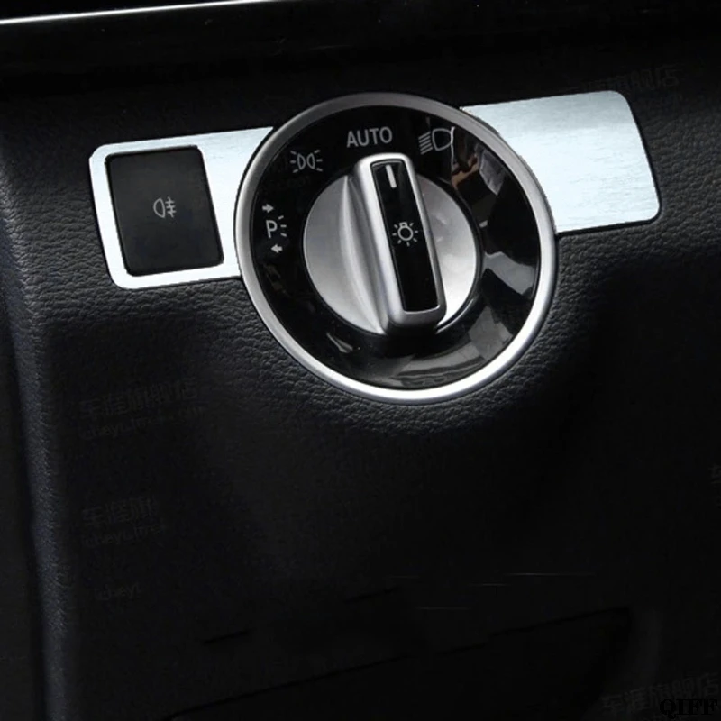 Оптовая продажа Обшивка Рамы переключателя фары для Mercedes BENZ W212 W218 W166 E CLS ML May06