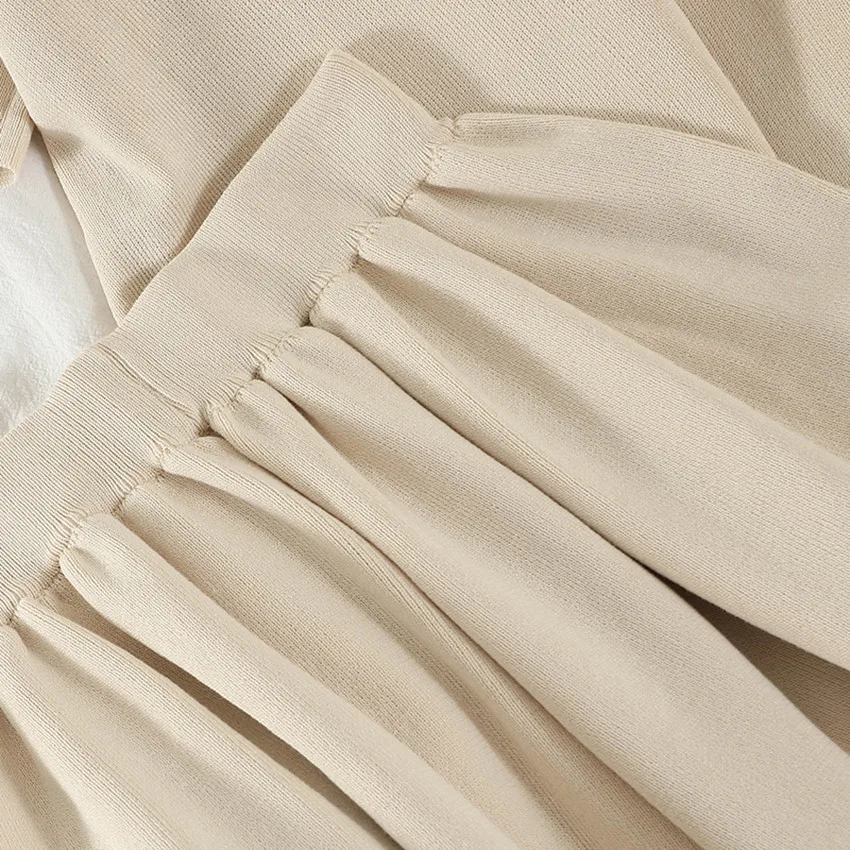 

Women Casual Knitted Two Piece Short Set Summer Autumn Short Sleeve Knit Pullover T Shirt + Wide Leg Shorts Outfits Korean