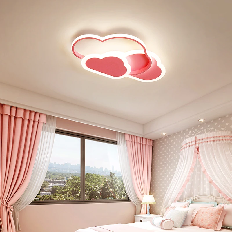 Lámpara de techo Led para habitación de niños, dormitorio, estudio, guardería, moderna, creativa, regulable, nube, accesorio de iluminación tipo araña